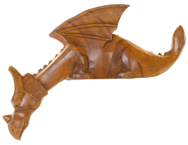 Wooden shelf dragon