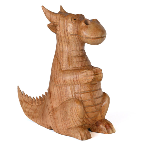 Wooden Dragon Incense Cone Burner