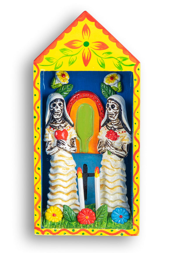 'Day of the Dead' Wedding Retablo - 2 Brides