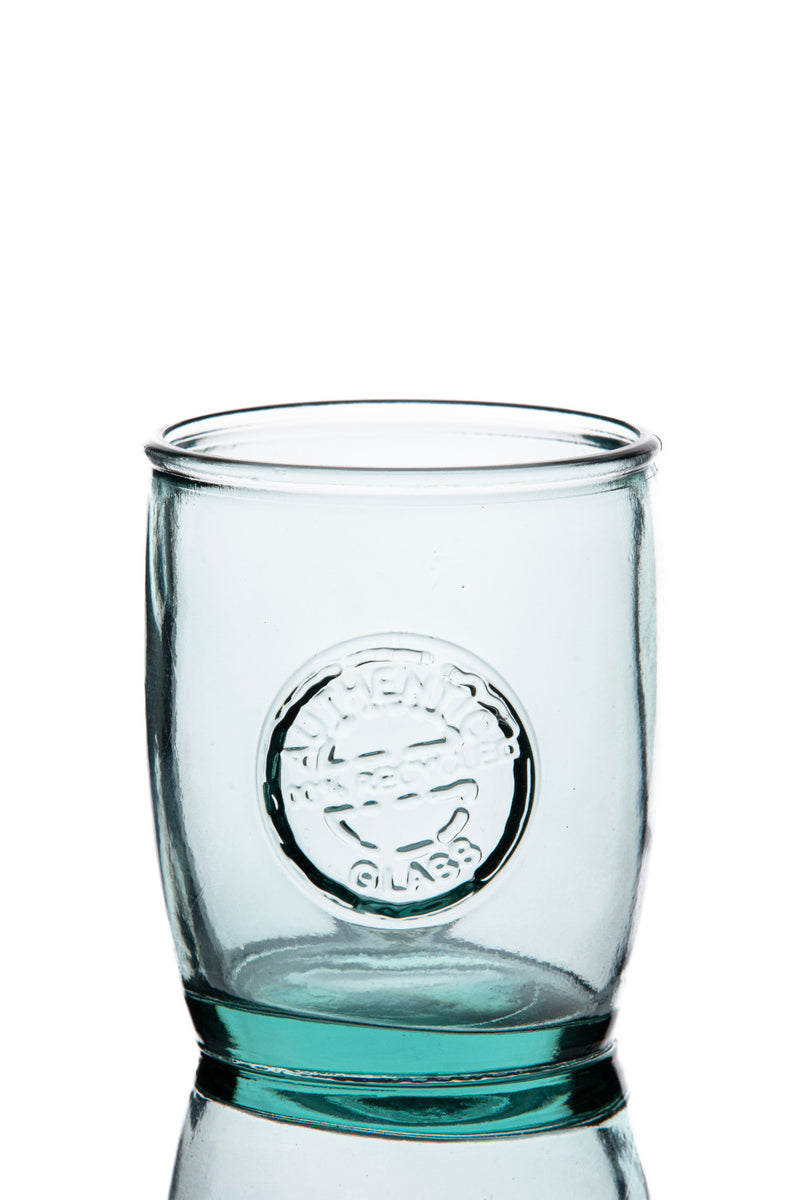 100 recycled glass cups san miguel Vintage Style 400ml Authentic Recycled Glass Tumblers