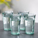Authentic Recycled Glass Tumblers 300ml set of 4
