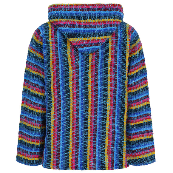 Candy stripe mexican hoodie back