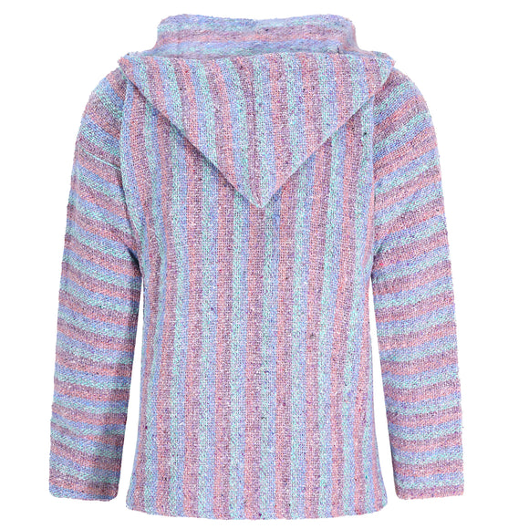 Back of Pastel pink lavender jerga hoodie