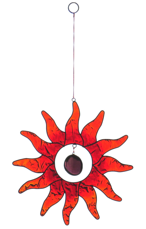 Sun catcher - red sun design