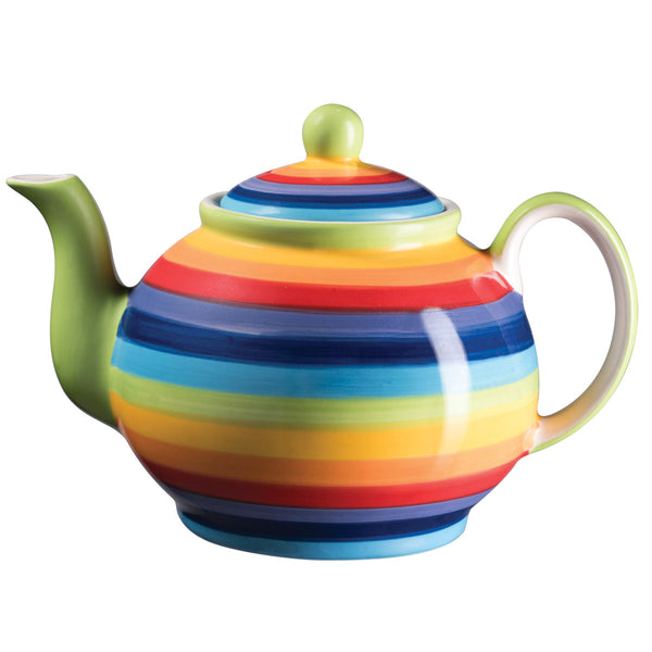 Large rainbow teapot