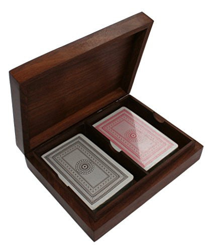 card box with 2 packs of cards