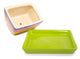 colourful butter dish