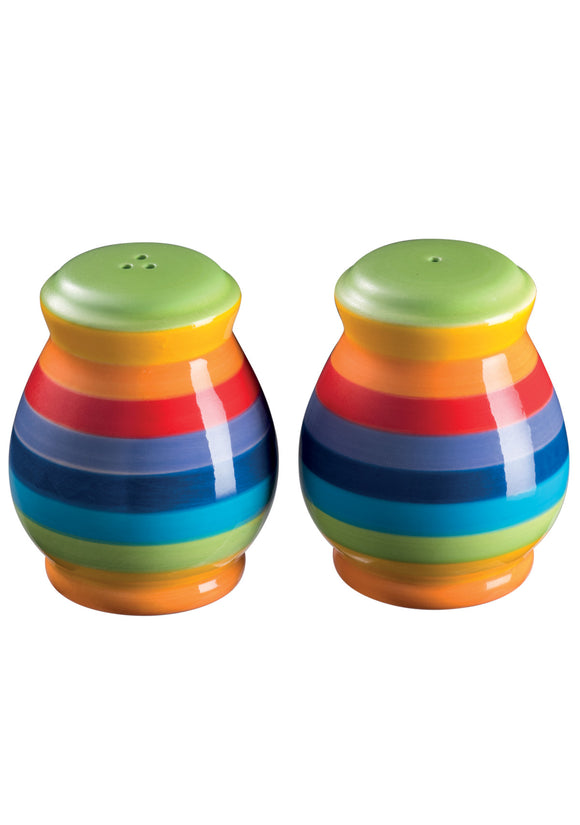 Rainbow Salt and Pepper Pot Cruet Shaker
