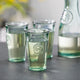 Authentic Recycled Glass Tumbler lifestyle with carafe