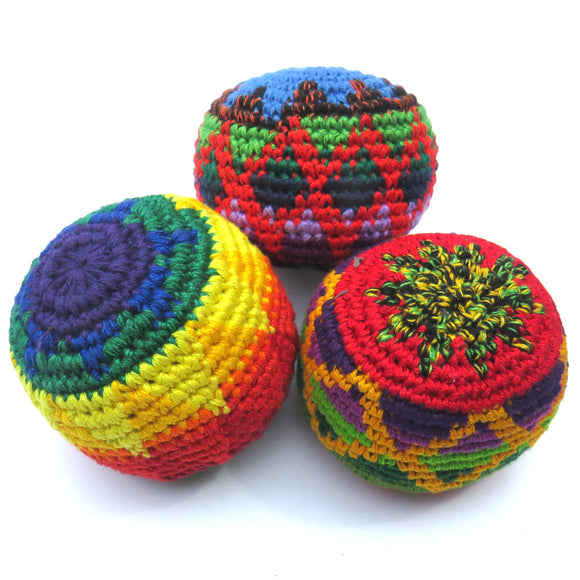 set of 3 hacky sacks