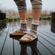 lilac solmate sock on man