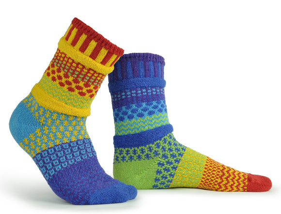 Solmate socks rainbow socks