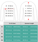 Baja hoodie sizing chart