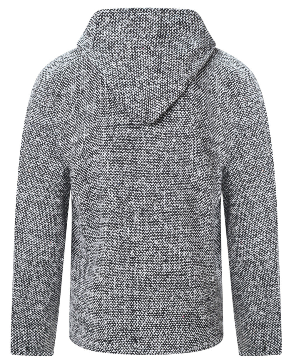 Baja Hoodie - Black and White Fleck – Purity
