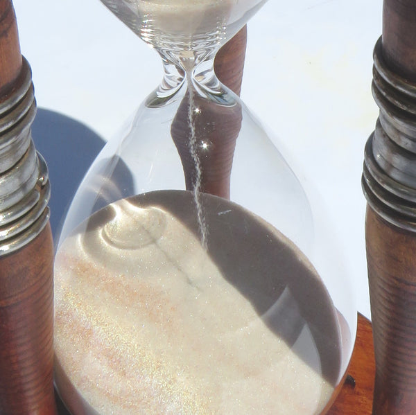 Sand timer close up