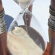 Sand timer close up