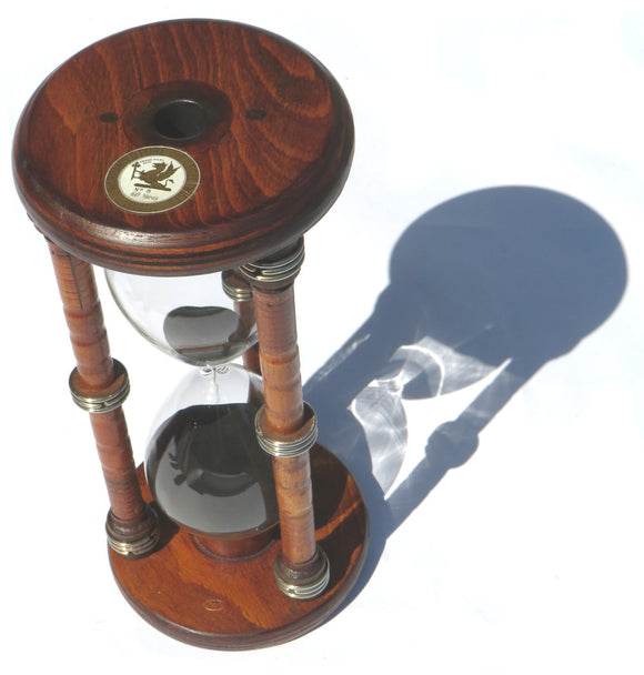 Black Sand Hour Glass