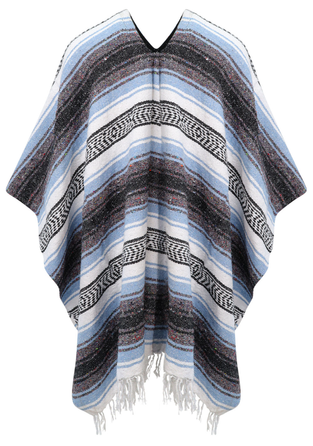 Mexican blanket on sale with head hole