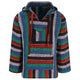baja multi coloured red green blue white black striped