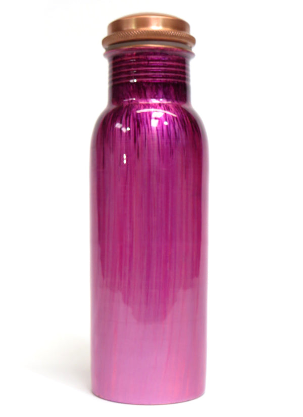 Copper water bottle - pink design