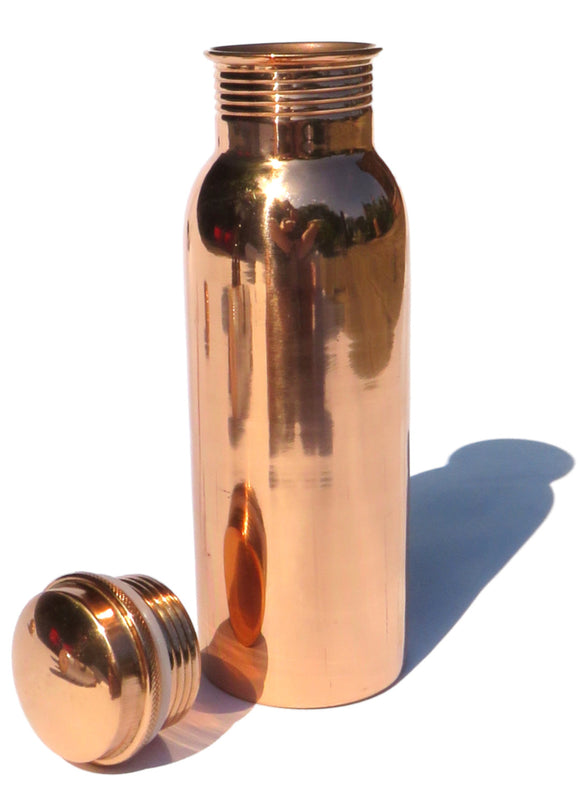 Polished Copper Water bottle