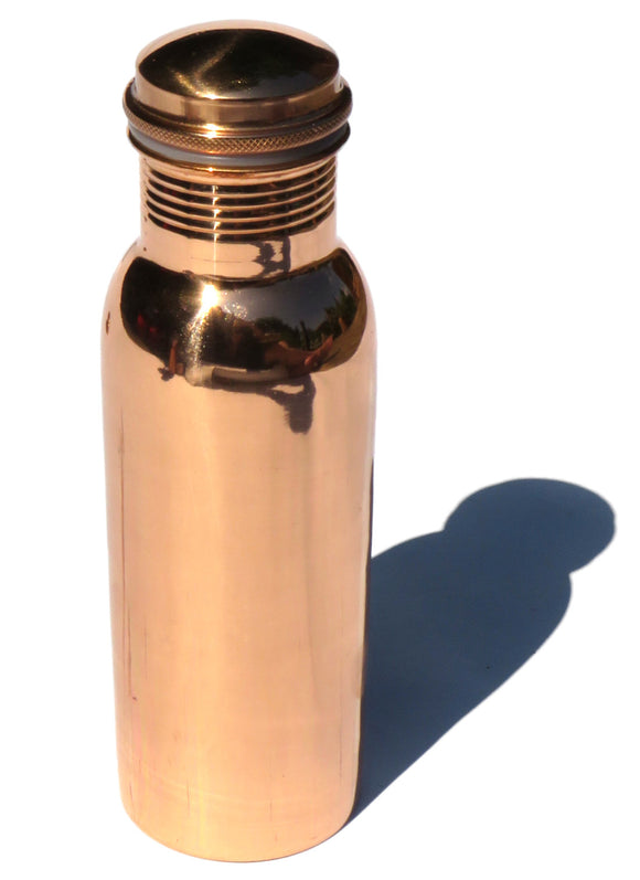 Plain Copper Water bottle - H20 Collection