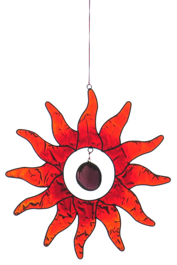 Red sun suncatcher